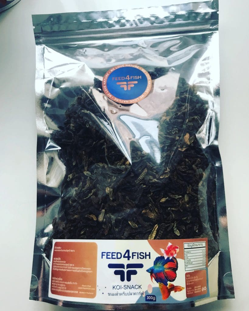 Feed 4 Fish - Koi Snack 300 gr - Black Soldier Fly dry larvae