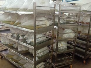 Rack for prepacking process